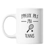 Mug tennis j'peux pas Blanc - Planetee