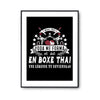 Affiche Boxe Légende Boxeur et Boxeuse - Planetee