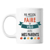 Mug Ma mission Vélo avec mes Parents - Planetee