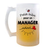 Chope de bière Petite Pinte d'un Manager adoré - Planetee