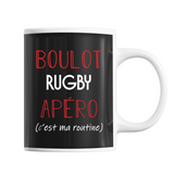 Mug Rugby C'est ma Routine - Planetee
