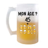 Chope de bière 55 ans : mon âge en pintes - Planetee