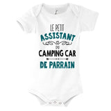 Body bébé Le Petit Assistant du Camping Car de Parrain - Planetee