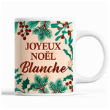 Tasse Noël Blanche Beige - Planetee