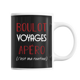 Mug Voyages C'est ma Routine - Planetee