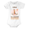 Body bébé Luna Cou Monté Girafe - Planetee