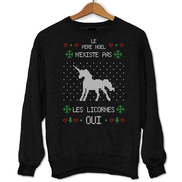 Pull Moche de Noël - Noël Licorne - Planetee