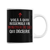 Mug Moniteur de Ski Qui déchire - Planetee