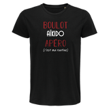 T-shirt homme Aïkido C'est ma Routine - Planetee