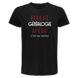 T-shirt homme Généalogie C'est ma Routine - Planetee