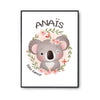 Affiche Anaïs Bébé d'amour Koala - Planetee