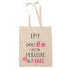 Tote Bag Emy Meilleure Maman - Planetee