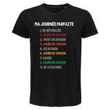 T-shirt Homme Violon Journée Parfaite - Planetee