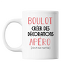 Mug Créer des Décorations C'est ma Routine Blanc - Planetee