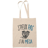 Sac Tote Bag J'peux pas Méca beige - Planetee