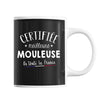 Mug Femme Mouleuse Meilleure de France | Tasse Noire métier - Planetee