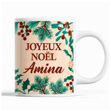 Tasse Noël Amina Beige - Planetee