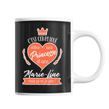 Mug Marie-Line La Princesse | Tasse Prénom - Planetee