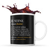 Mug Justine Définition Perfection - Planetee