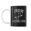 Mug Double dutch j'peux pas Noir - Planetee