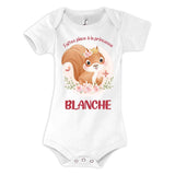 Body bébé Blanche Princesse Écureuil - Planetee