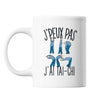 Mug Tai chi j'peux pas Blanc - Planetee