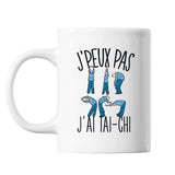 Mug Tai chi j'peux pas Blanc - Planetee