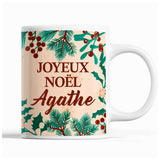 Tasse Noël Agathe Beige - Planetee