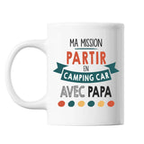 Mug Ma mission Camping Car avec Papa - Planetee