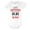 Body bébé La Petite Partenaire de Jeu de Papi - Planetee