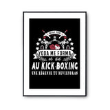 Affiche Kick Boxing Légende Combattant - Planetee