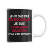 Mug Femme Antisociale Socialement Sélective - Planetee