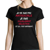 T-shirt Femme Antisociale Socialement Sélective - Planetee