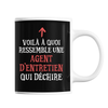Mug Femme Agent d'entretien Qui déchire - Planetee