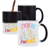 Mug Magique J'peux pas Bmx coloré - Planetee