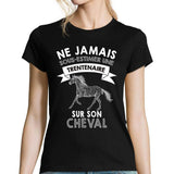 T-shirt femme cheval trentenaire - Planetee