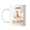 Mug Jade Cou Monté Girafe - Planetee