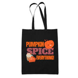 Sac Tote Bag Halloween Pumpkin spice everything - Planetee