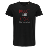 T-shirt homme Lutte C'est ma Routine - Planetee