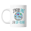 Mug Cerf volant j'peux pas Blanc - Planetee