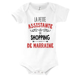 Body bébé La Petite Assistante de Shopping de Marraine - Planetee