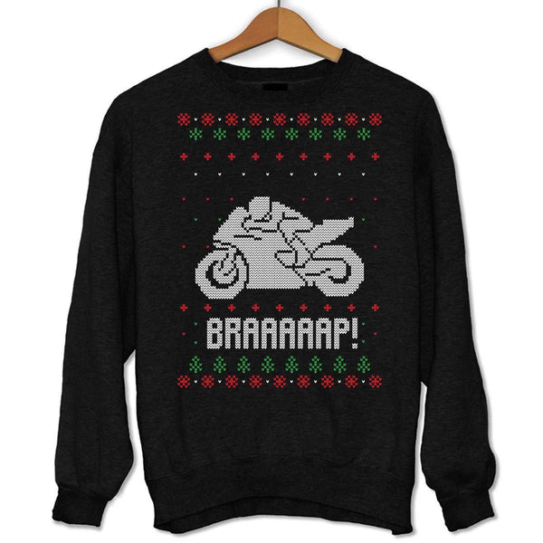 Pull Moche de Noël - Noël Moto GP - Planetee