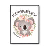 Affiche Kimberley Bébé d'amour Koala - Planetee