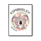 Affiche Kimberley Bébé d'amour Koala - Planetee