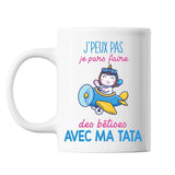 Mug Bêtises avec Tata Licorne Avion - Planetee