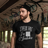 T-shirt homme J'peux pas j'ai Sudoku - Planetee