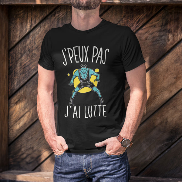 T-shirt Homme Je peux pas Lutte - Planetee