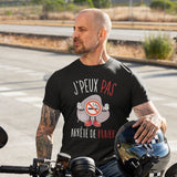 T-shirt homme J'peux pas J'ai Arrété de fumer noir - Planetee