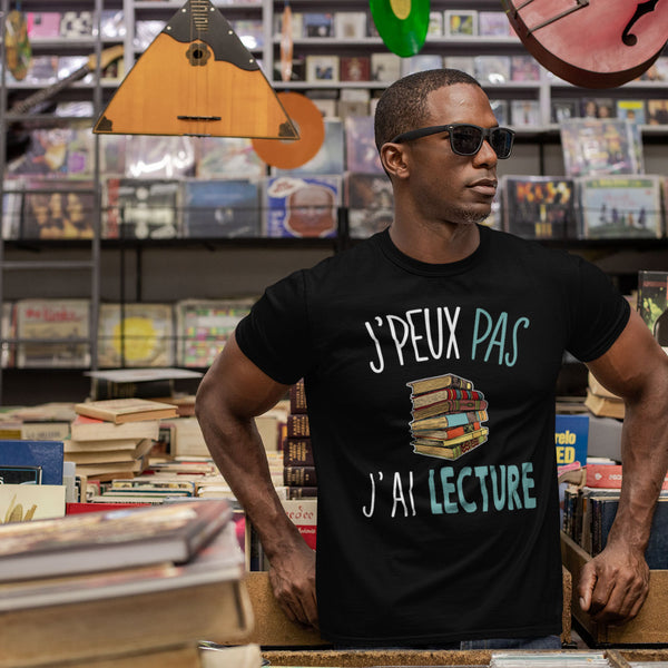 T-shirt homme J'peux pas j'ai lecture - Planetee