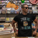 T-shirt homme J'peux pas j'ai lecture - Planetee